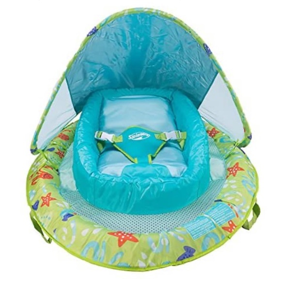 SwimWays Infant Spring Float Inflatable w/Canopy - Picture 2 of 8